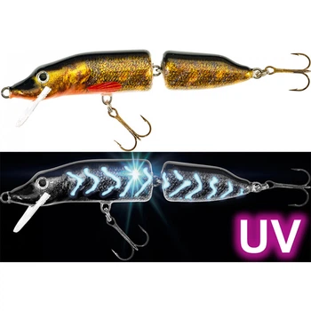 Воблер Jaxon HS Pike Fat UV 2 секції 16cm колір BM, вага 45g з,VU-PH16FBM