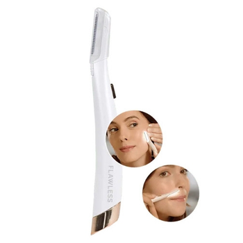 Тример-епілятор жіночий Flawless Dermaplane Glo/ White