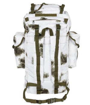 Тактичний зимовий рюкзак 65л Білий ляпка (Kali)