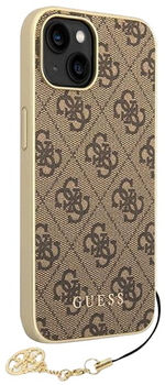 Панель Guess 4G Charms Collection для Apple iPhone 13 Brown (3666339033446)