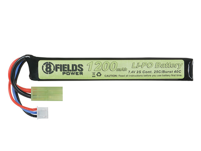 Акумулятор 8Fields LiPo 7.4V 1200mAh 25/40C