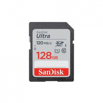 Карта памяти SanDisk 128GB SD class 10 UHS-I Extreme Ultra (SDSDUNB-128G-GN6IN) (160326)