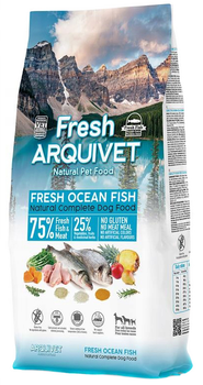 Sucha karma Arquivet Fresh Ryba oceaniczna dla dorosłych psów wszystkich ras 10 kg (8435117891050)