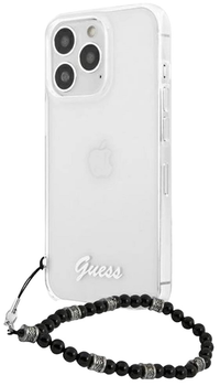 Etui plecki Guess Black Pearl do Apple iPhone 13 Pro Max Transparent (3666339025229)