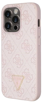 Etui plecki Guess Crossbody 4G Metal Logo do Apple iPhone 14 Pink (3666339147181)