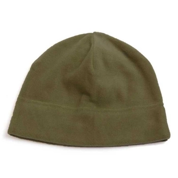 Флісова зимова тактична шапка M-KET Хакі чоловіча та жіноча для щоденного носіння або як підшоломник розмір універсальний 55-57