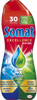 Гель для миття посуду в посудомийній машині Somat Excellence Duo Gel Антижир 540 мл (9000101344684)