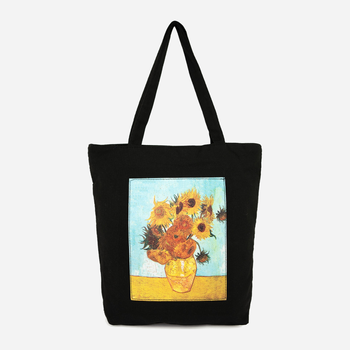 EKO torba na zakupy damska Art Of Polo Tr22104-4 Czarna (5902021186501)