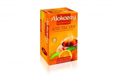 Чай Alokozay Черный с апельсином в конверте 25*2г (24)
