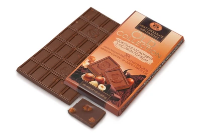 Шоколад "OLD Collection" ХКФ Молочный с лесным орехом 30% 200г (16)