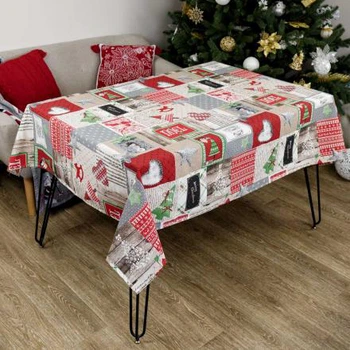 Скатерть Прованс Merry Christmas 120x132 см (31422) (4823093451414)