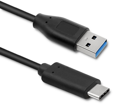 Kabel Qoltec USB 3.0 Type A męski - USB 3.1 Type-C męski 1 m (5901878505008)