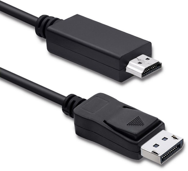 Kabel Qoltec 5K DisplayPort v1.2 męski - HDMI męski 2 m (5901878504360)