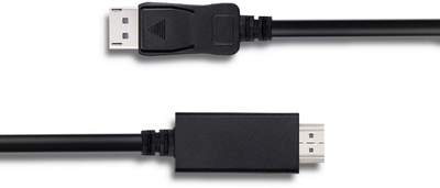 Kabel Qoltec 5K DisplayPort v1.2 męski - HDMI męski 2 m (5901878504360)