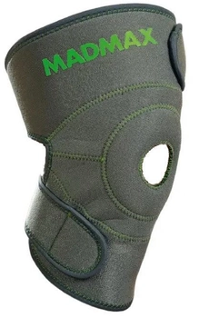 Наколінник MadMax MFA-295 Zahoprene Universal Knee Support Dark Grey/Green (1шт.)