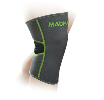 Наколенник MadMax MFA-294 Zahoprene Knee Support Dark Grey/Green (1шт.) XL