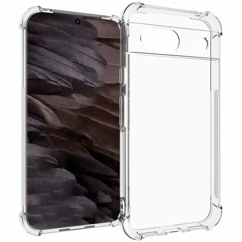 Чохол з посиленими кутами UniCase AirBag для Google Pixel 8A - Transparent
