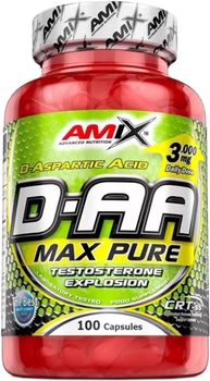 Бустер тестостерону Amix D-AA Max Pure 100 капсул (8594159535756)
