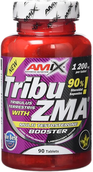 Бустер тестостерону Amix Tribu 90% + Zma 1200 мг 90 капсул (8594159534728)