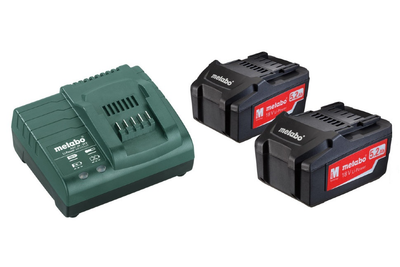 Базовый комплект Metabo Li-Power 18 В 5.2 Ач 2 шт и ASC 30