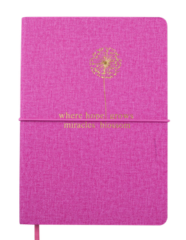 Блокнот діловий BM.295115-29 NICE А5, 96 арк, клітинка, обкладинка штучна шкіра,малиновий (50)