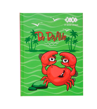 Блокнот А5 64арк ZB.12752-04 SEA тверда обкладинка, мат. лам.+лак, KIDS Line, зелений (10)