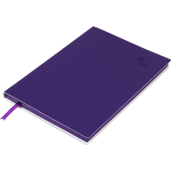 Блокнот діловий BM.295202-07 TOUCH ME А5, 96 арк, лінія, обкладинка штучна шкіра, фіолетовий (50)