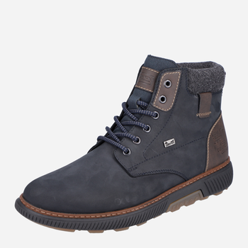 Чоловічі зимові черевики з мембраною Rieker B3343-15 45 29.3 см Блакитні (4060596916099)