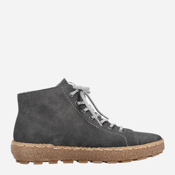 Жіночі зимові черевики Rieker N1020-45 40 26.1 см Сірі (4060596817631)