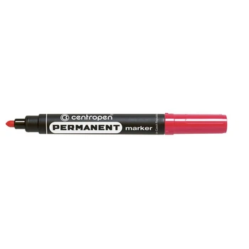 Маркер перманентний Centropen Permanent 2.5 мм круглий Червоний (8566/02)