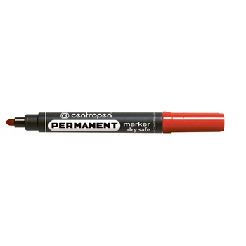 Маркер Centropen Permanent Dry Safe 2.5 мм червоний (8510/02)
