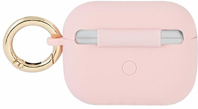 Etui CG Mobile Guess Silicone Vintage Script do AirPods Pro Różowy (3666339009977)