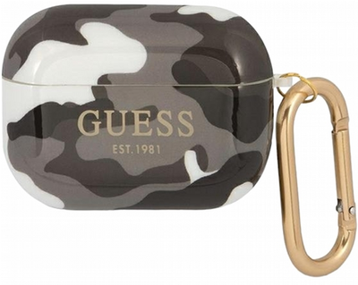Чохол CG Mobile Guess Camo Collection для AirPods Pro Black (3666339010096)