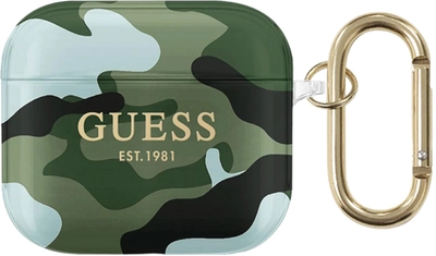 Чохол CG Mobile Guess Camo Collection для AirPods 3 Green (3666339010133)