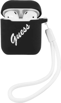 Чохол CG Mobile Guess Silicone Vintage для AirPods 1 / 2 Black White (3700740495513)