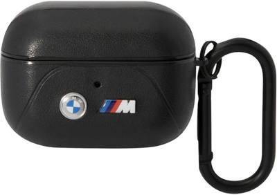Чохол CG Mobile BMW Leather Curved Line BMAP22PVTK для AirPods Pro Black (3666339089542)