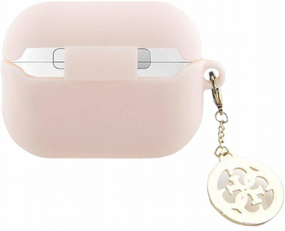 Чохол CG Mobile Guess 3D Rubber 4G Diamond Charm GUAP23DSLGHDP для AirPods Pro 2 Pink (3666339171285)