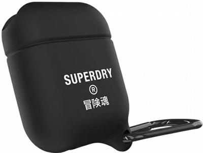 Чохол SuperDry Waterproof для AirPods 1 / 2 Black (8718846081085)