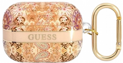 Etui CG Mobile Guess Paisley Strap Collection GUA3HHFLD do AirPods 3 Złoty (3666339047337)