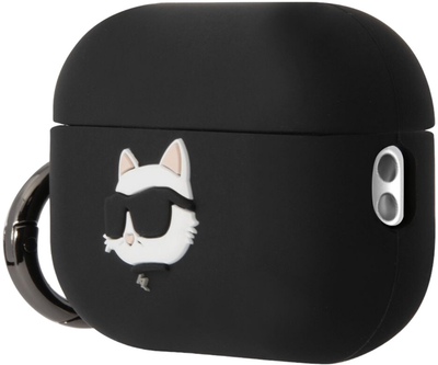 Чохол CG Mobile Karl Lagerfeld Silicone Choupette Head 3D KLAP2RUNCHK для Apple AirPods Pro 2 Black (3666339099268)