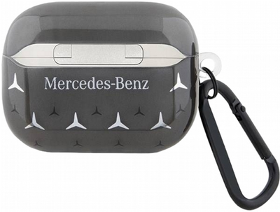 Чохол CG Mobile Mercedes Large Star Pattern MEAP28DPMGS для AirPods Pro 2 Black (3666339113049)