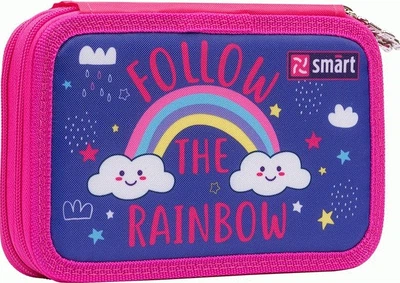 Пенал твердий HP-01 Follow the rainbow 21x14x4 см Smart