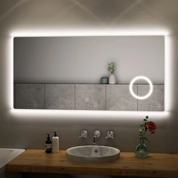Зеркало TOANO с LED-подсветкой + сенсорное управление + линза