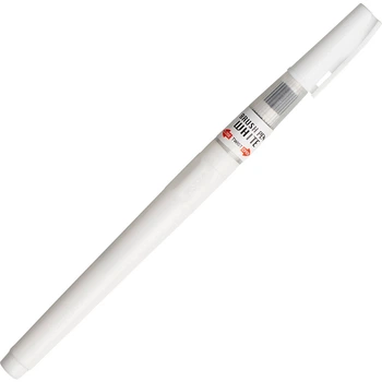 Брашпен Kuretake Zig CARTOONIST BRUSH PEN белый