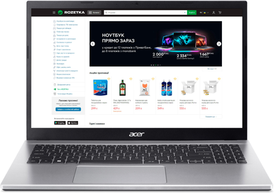 Ноутбук Acer Aspire 3 A315-59-37V7 (NX.K6SEU.007) Pure Silver