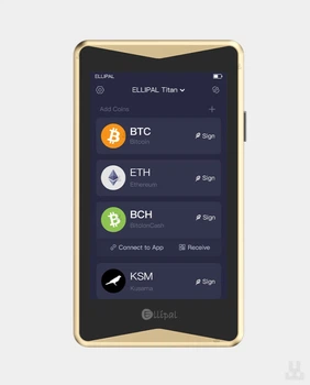 Криптокошелек Ellipal Titan Gold