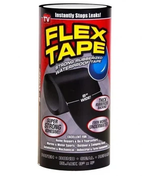 Водонепроницаемая сверхпрочная изоляционная лента скотч Flex Tape 200 мм 5516