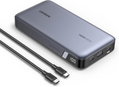 Зовнішній акумулятор Ugreen Powerbank PB205 25000 mAh потужністю 145W, Gray