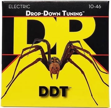 Струны для электрогитары DR STRINGS DDT DROP DOWN TUNING ELECTRIC - MEDIUM (10-46)