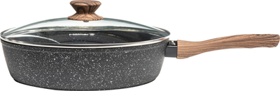 Сотейник кованый с крышкой Hölmer Natural 3.8 л (DF-42828-FAMWL Natural)